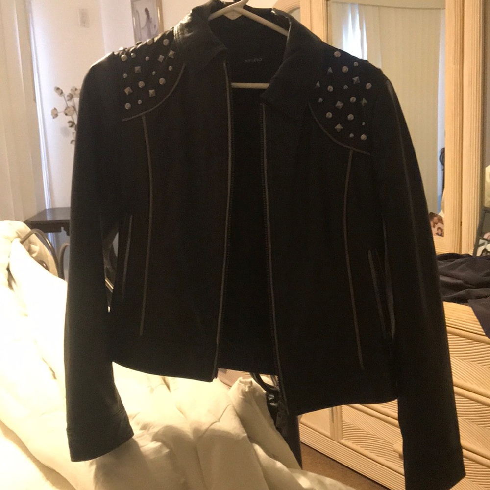 SFIZIO Black Ileather jacket